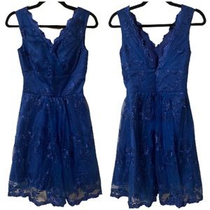 NWT BRIDESS Blue Lace Dress